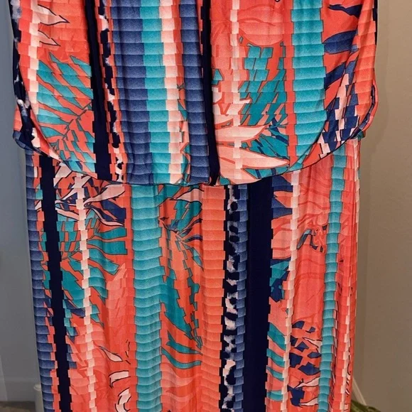 Colorful Maxi Dress Tank Top - Picture 4 of 7